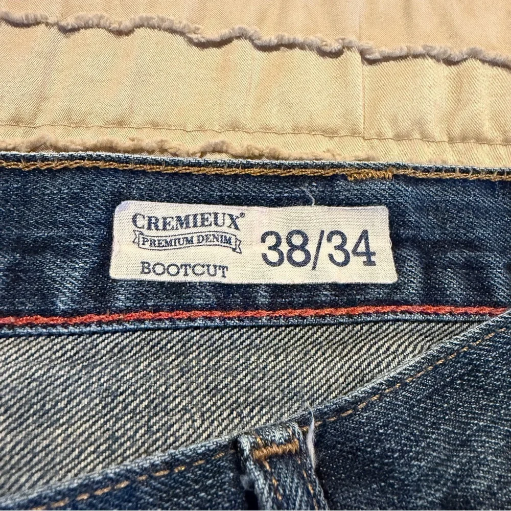 Cremieux Men’s Bootcut Denim Jeans 38x34